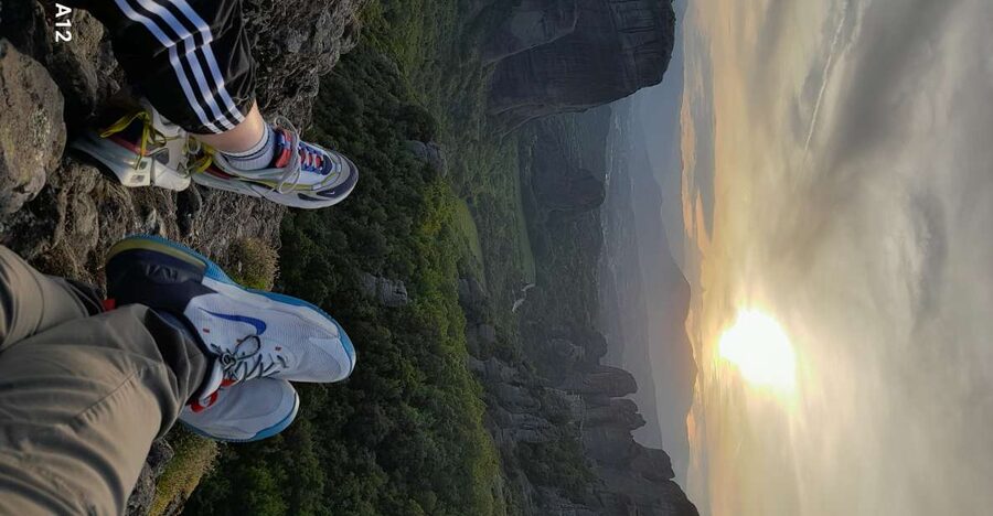 Meteora: E-Bike Epic Sunset Tour With Local Guide & Drink - Bandovas caves and the old hermit tradition