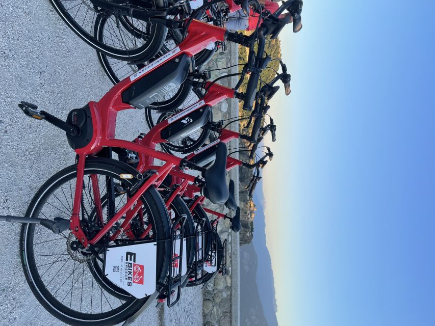 Meteora: E-Bike Epic Sunset Tour With Local Guide & Drink - Seeing the six monasteries from the road