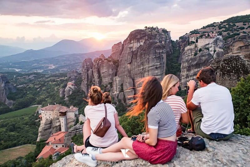 Meteora: Majestic Sunset Tour & Monasteries with Local Guide - Six monasteries from the road and the best viewpoints