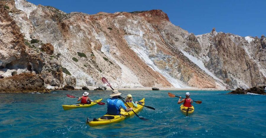 Milos: Guided Kayaking Trip with Snorkelling & Lunch - Why Milos is better seen from a kayak