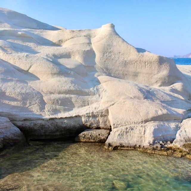 Milos Instagram Tour - Papafragkas, where the sea cuts into the rock