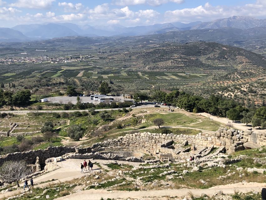 Mycenae Archaeological Site Ticket & optional SG audio tours - The Acropolis shows the scale of the ancient city