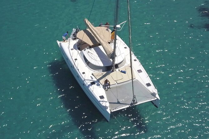 Mykonos Catamaran Private Day Cruise, Full Lunch & Open-bar - A second cove and a serious Greek lunch