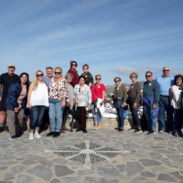 Mykonos: Farm, Ano Mera Village, and Beaches Guided Tour - Beach views without a swimming stop