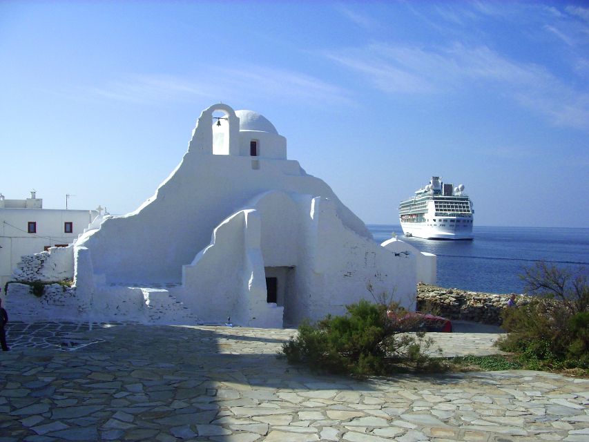 Mykonos: Guided Highlights Tour - Kalafatis Beach: a 15-minute breath of sea air
