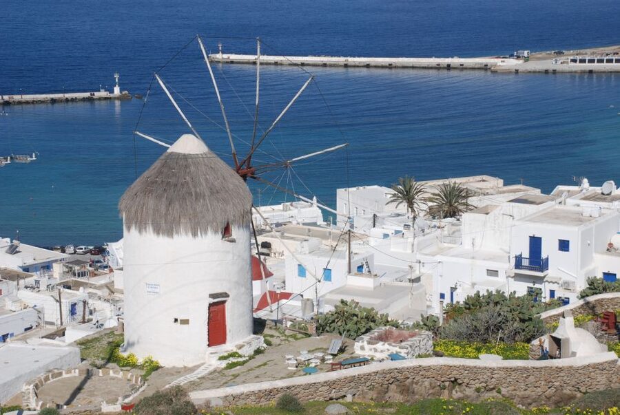 Mykonos: Half-Day City Walking Tour and Island Bus Tour - Meeting at Fabrika Square in Mykonos Town