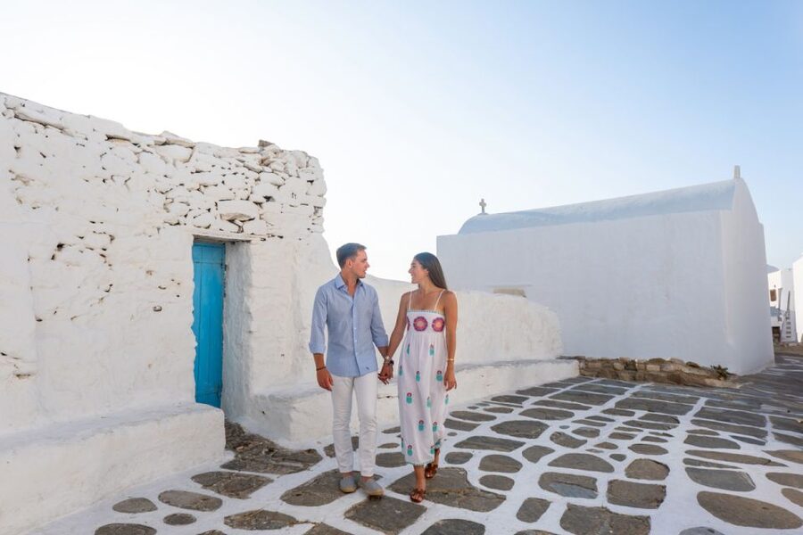 Mykonos Private Photoshoot - The lesser-known spots make the session more personal
