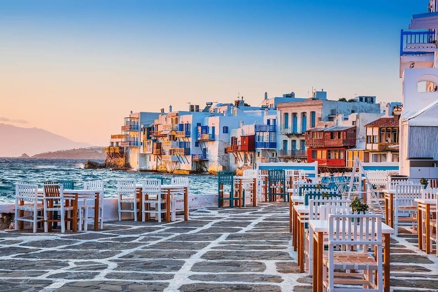 Mykonos: Private Tour Island With A Local - Agios Ioannis and the view toward Delos