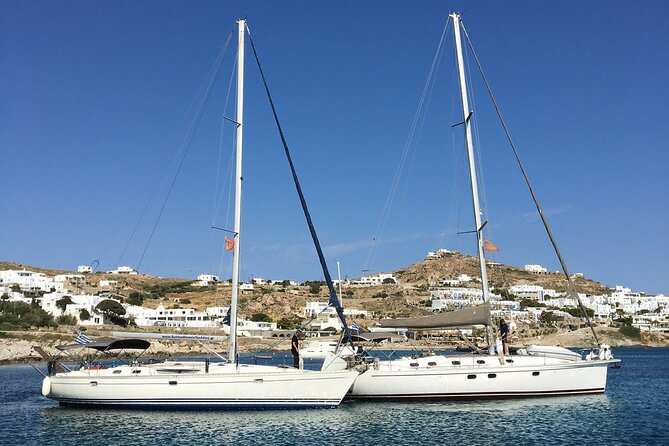 Mykonos Sail Cruise to Rhenia, Guided Tour of Delos, Lunch&Drinks - Why pair Rhenia swimming with ancient Delos?