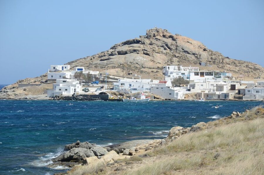 Mykonos: South Coast Cruise - The return toward Ornos and Platis Yialos