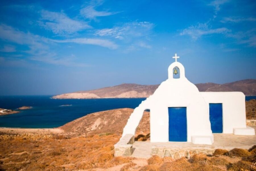 Mykonos Walking Tour - The five windmills and the best photo stop