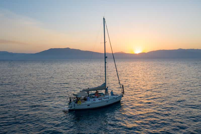 Nafplio Sun Sail Cruises | Semi-Private Half Day | With Meal - Swimming between Romvi and Daskalio