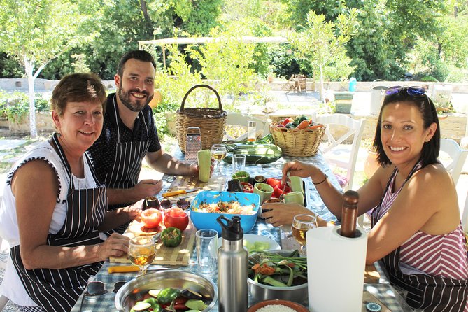 Naxos:Half-day cooking class at Basiliko - Greek dancing, music, and plate breaking