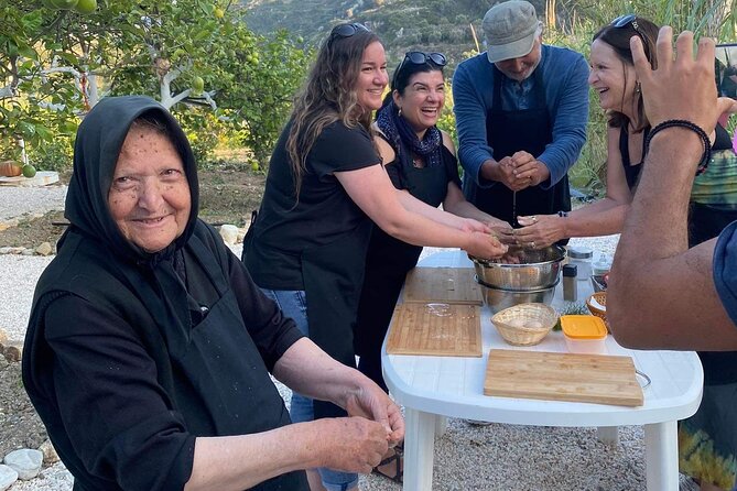 Naxos Perivoli Farm Experience & Wood-fire Cooking Class - Potatoes, Fruit Trees, and the Vegetable Garden