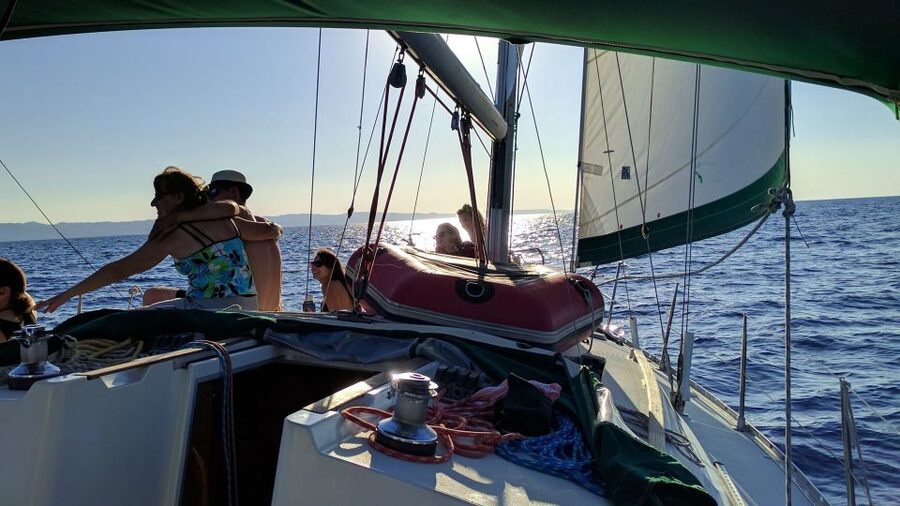 Neos Marmaras: Sunset West Sithonia Islets Sailboat Tour - Weather, route changes, and comfort