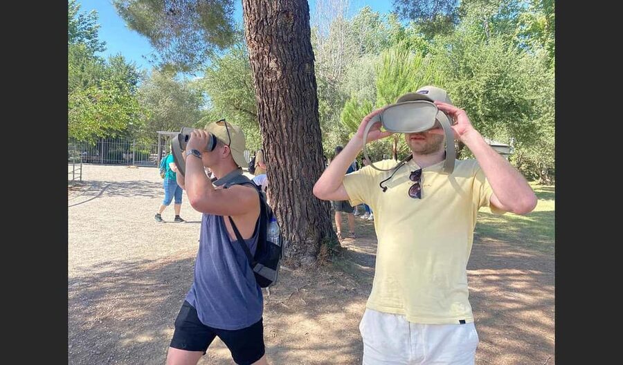 Olympia: Tour with Virtual Reality and Audio - How the navigation works in practice