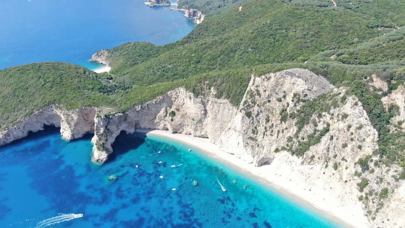 Paleokastritsa: Paradise, Yali Beach, & Blue Caves Boat Tour - Paradise Beach, Also Called Chomi