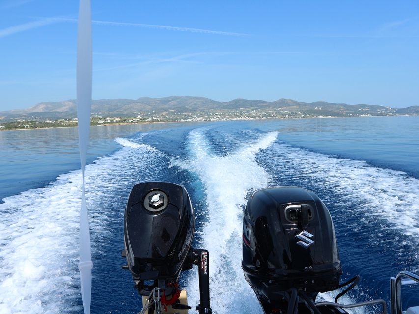 Paros: Full-Day Small Boat Rental with Self-Driving - Blue Lagoon: your first long swim
