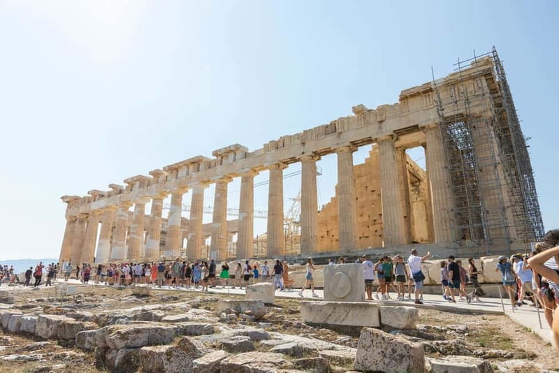 Parthenon & Acropolis Museum with Audio or Live Tour Option - Arriving at the Acropolis South Entrance