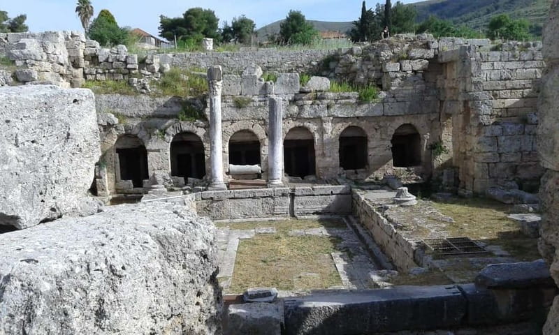 Paul's Biblical and Ancient Corinth Half-Day Tour - Ancient Corinth puts the letters into place