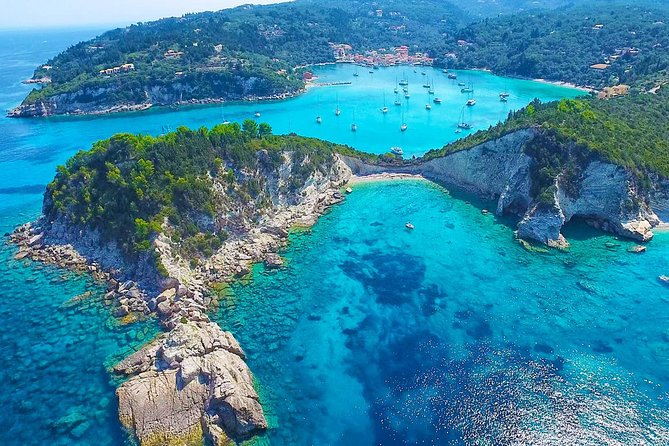 Paxos Antipaxos Blue Caves (Lakka Village) from Corfu - Seeing Corfu from the water at the start