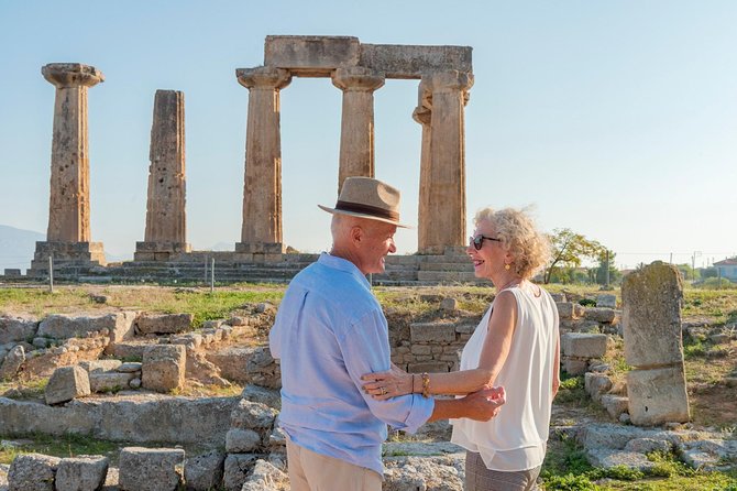 PELOPONNESE HIGHLIGHTS PRIVATE: Corinth Mycenae Nafplio Epidaurus - The Corinth Canal gives the day a dramatic start