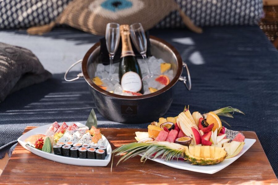 Perivolos Beach: Sun-Bed Experience FortyOne Bar Restaurant - Planning your day from 10:00 AM