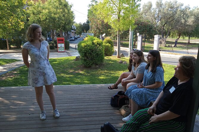 Philosophy Experiential Workshop at Plato's Academy Park -Athens - Plato’s Allegory of the Cave as a group discussion