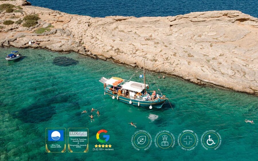 Porto Rafti: Athens Cruise Tour with Mediterranean BBQ - Four swim stops, four different reasons to get in