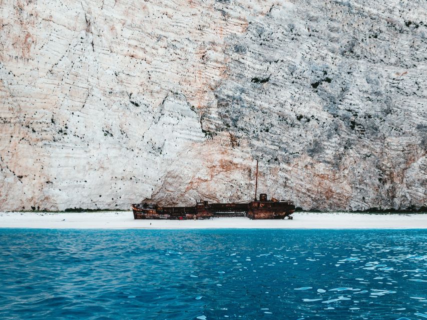 Porto Vromi: Navagio Shipwreck Cruise with Sunset Viewing - Swimming through the western coast