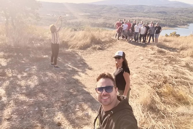 Private Off-Road Tour Marathon Lake and Mountain from Athens - Olive groves, farms, and small streams