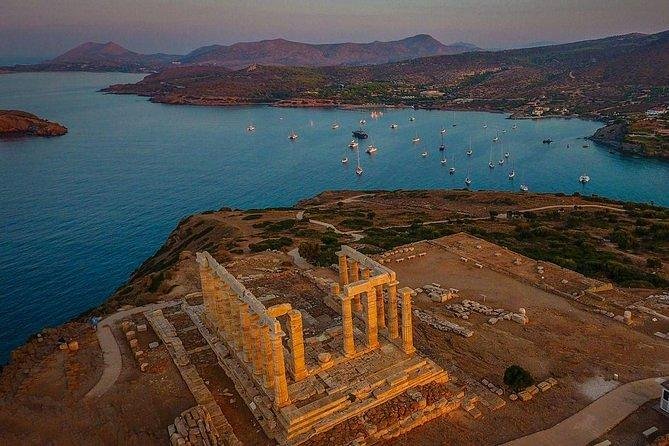 Private Sunset Tour of Cape Sounion, Temple of Poseidon & Athens Riviera - Arriving at the Temple of Poseidon
