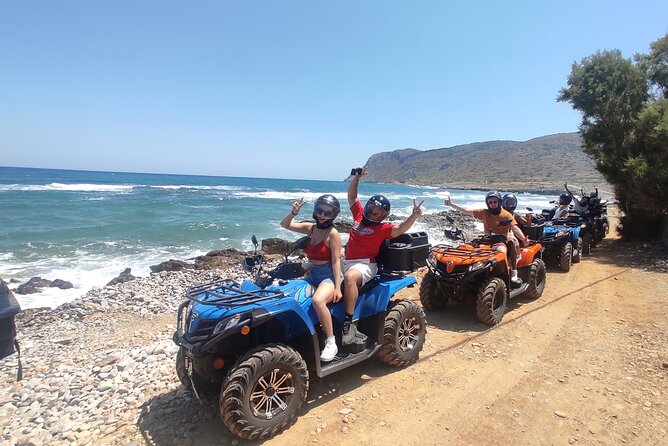Quad Safari Off-Road Tour - Milatos Beach and the useful swim break