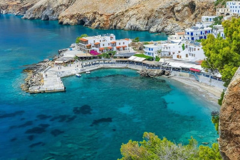 Rethymno: Glyka Nera, Loutro, & Sfakia Day Trip - Glyka Nera, where fresh water meets the sea