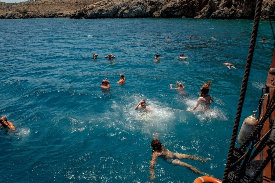 Rethymno: Pirate Boat Cruise with Swimming Stops - Setting sail from Rethymno Marina
