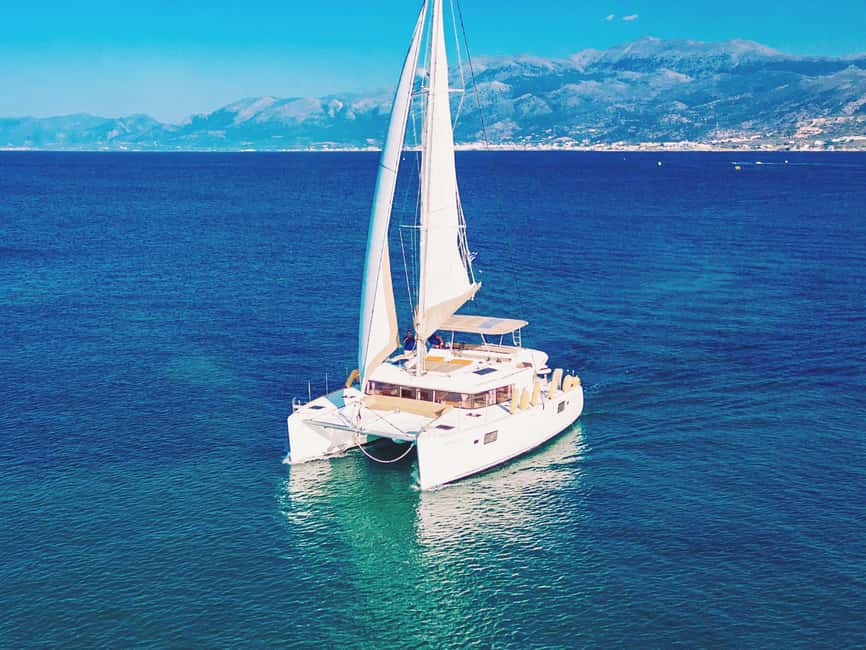 Rethymno: Sailing Catamaran Cruise with Meal & Drinks - The swimming stop near Georgioupoli