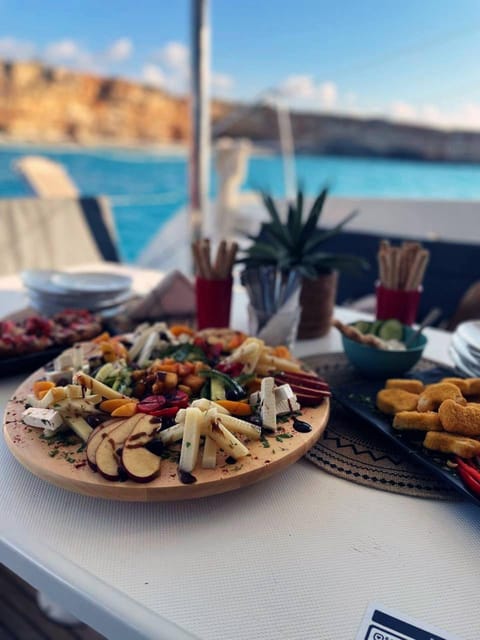 Rethymno: Sunset Catamaran Cruise - Sushi & Open Bar - The sunset near Geropotamos