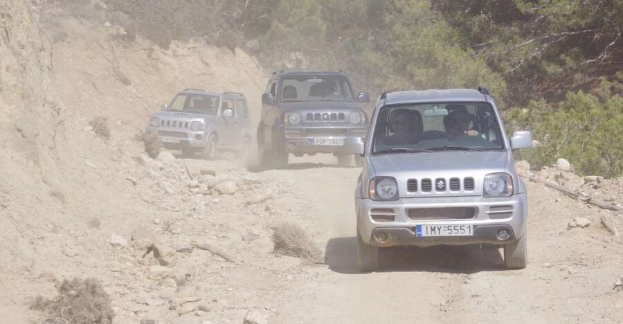 Rhodes: 4x4 Self-Drive Jeep Tour with Pickup in the North - Key points at a glance
