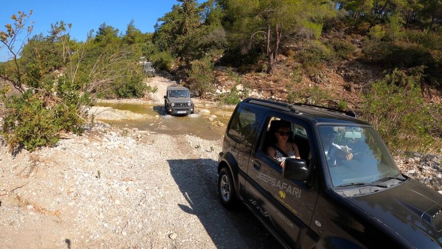 Rhodes: 4x4 Self-Drive Jeep Tour with Pickup in the North - Archipoli, local tastings, and a family farm
