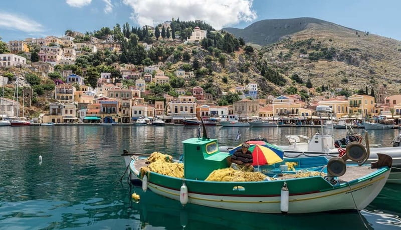 Rhodes: Afternoon trip to Symi Island with Sunset - Meeting the Aphrodite Princess at Mandraki Harbour