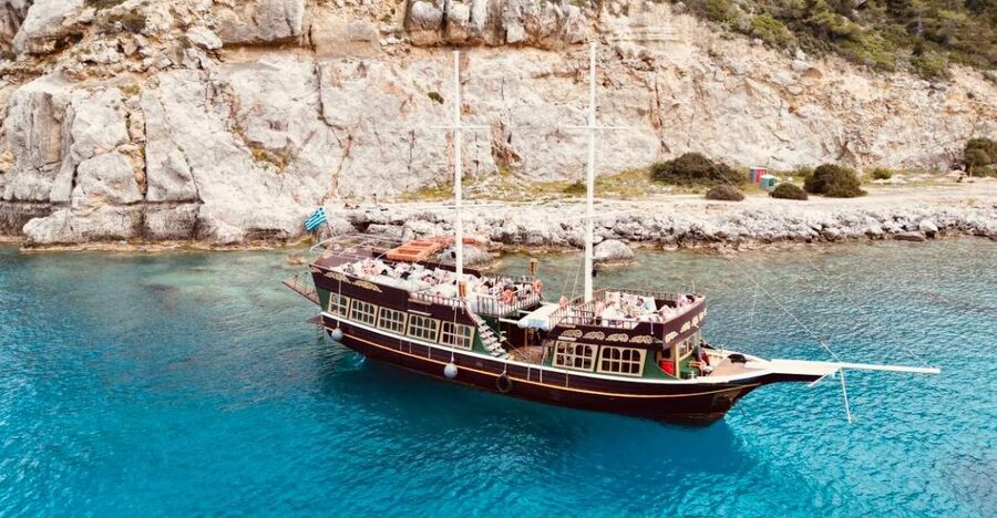 Rhodes: All Inclusive Day Cruise with BBQ & Unlimited Drinks - Donuts, iced coffee, and the first stretch of sea
