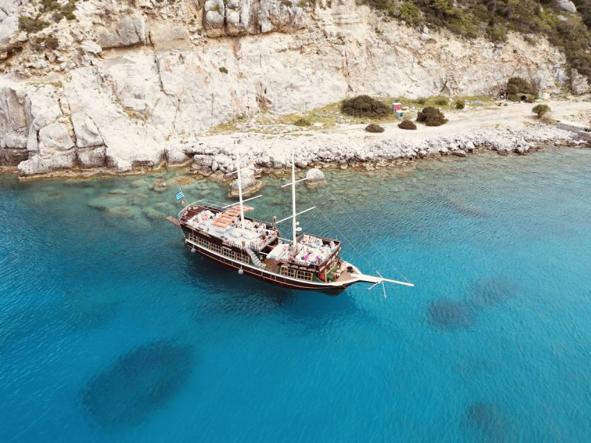 Rhodes: All Inclusive Day Cruise with BBQ & Unlimited Drinks - Boarding in Mandraki Harbour