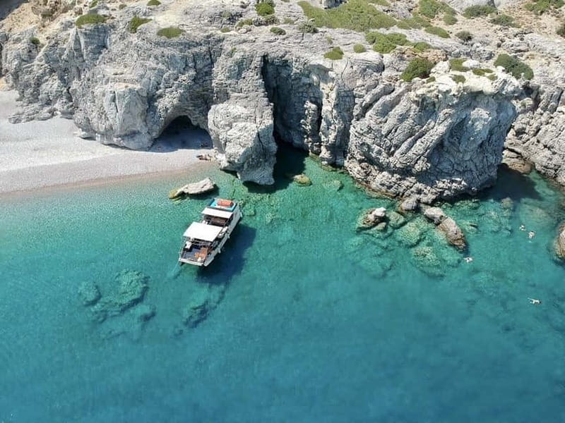 Rhodes: Anthony Quinn, Ladiko and Caves All-Inclusive Cruise - Anthony Quinn Bay: the visual highlight