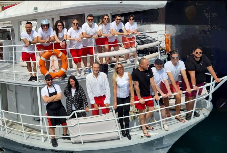 Rhodes: Bay to Bay Swim Cruise with Greek Buffet and Wine - Passing Faliraki and Ladiko Bay