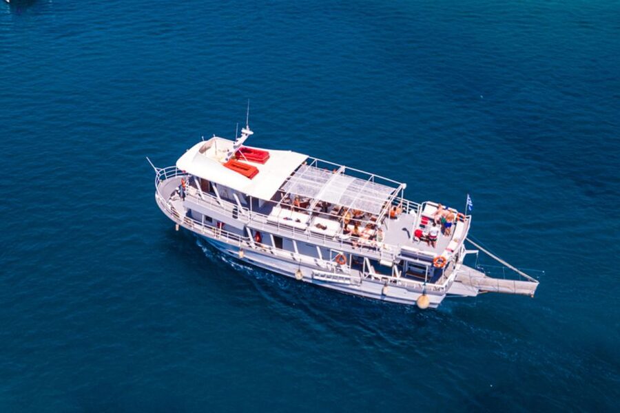 Rhodes: Bay to Bay Swim Cruise with Greek Buffet and Wine - Cruising to Anthony Quinn Bay