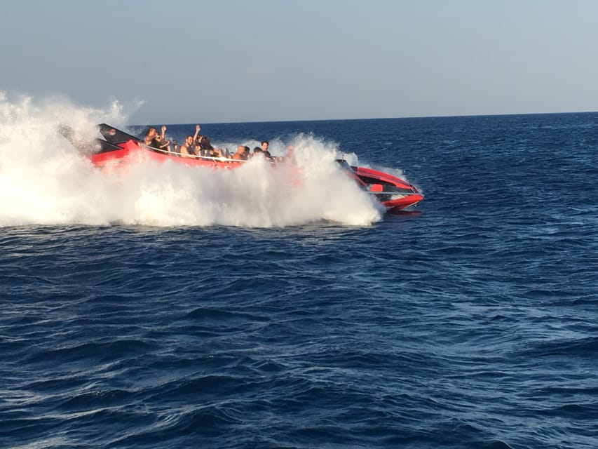 Rhodes: Beaches Trip by Jet Boat with Snorkeling and Drinks - Santa Marina and the second swim