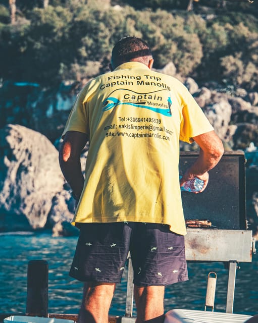 Rhodes: Captain Manolis Fishing Trip with BBQ and Swimming - What this fishing trip is really like
