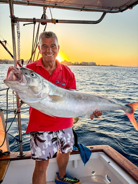 Rhodes: Captain Manolis Fishing Trip with BBQ and Swimming - Learning to fish with Captain Manolis and Mike