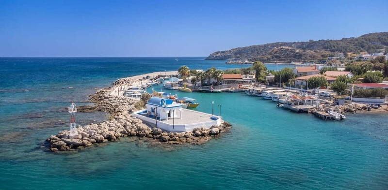 Rhodes: Cruise with 4 Swim Stops, Lunch, Drinks & Transfers - Food, drinks, and the important package question