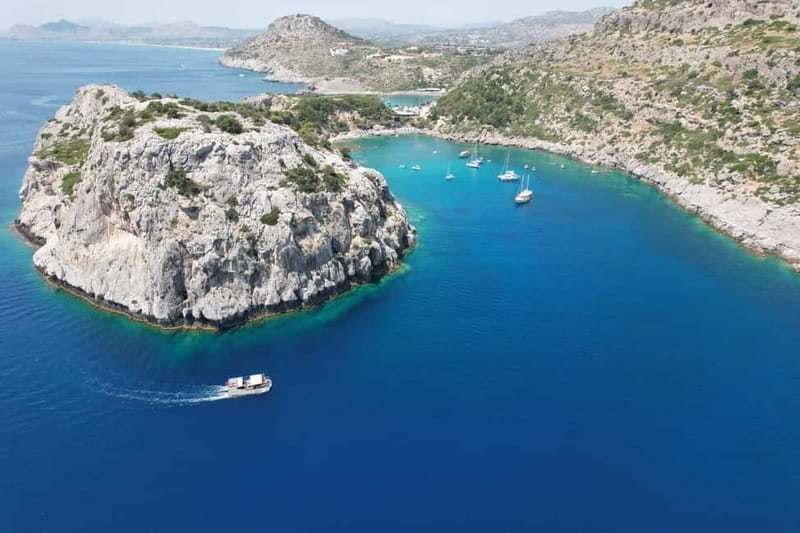 Rhodes: Cruise with 4 Swim Stops, Lunch, Drinks & Transfers - What the price means at 73 dollars